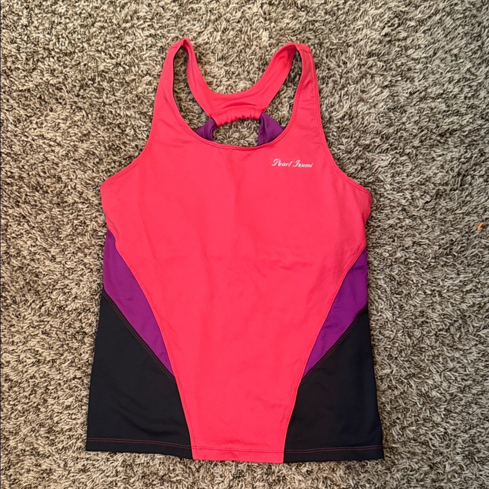 Pearl Izumi Pink and Purple Tank Top